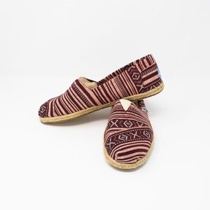 Toms Mens Brazilian Weave Classics Slip On Shoes
